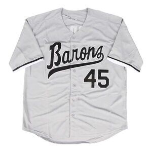 Tocament Birmingham Barons Jordan #45 Baseball Jersey Gray